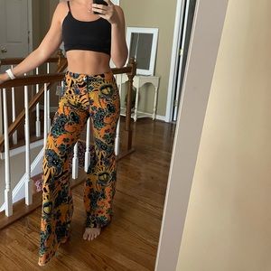 Free people NWT printed flares